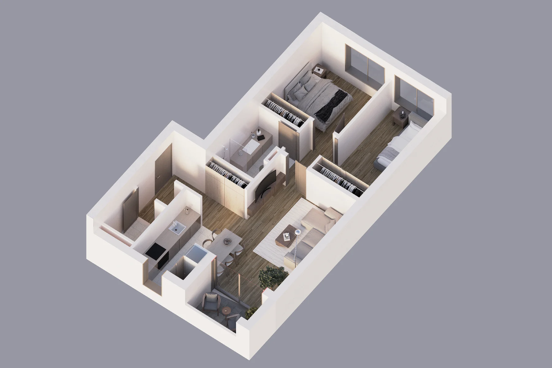3D prikaz: Stan 04